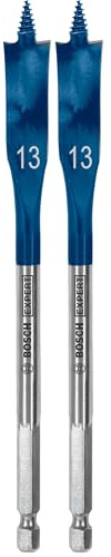 Bosch Accessories 1x Expert SelfCut Speed Spade Drill Bit (for Softwood, Chipboard, Ø 13,00 mm, Length 152 mm, Accessories Rotary Impact Drill) (Pack of 2)