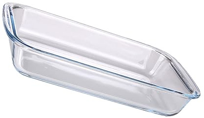 Cabilock Plato De Vidrio Templado Fuente Para Horno Para Servir Alimentos Práctico y Duradero