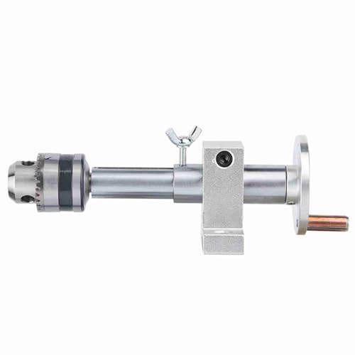 Lybunair Mini Handbohrer Drehmaschine, Präzise Live Revolving Center Bohrfutter Schraubenschlüssel für DIY Holzbearbeitung und Verbesserte Stabilitt