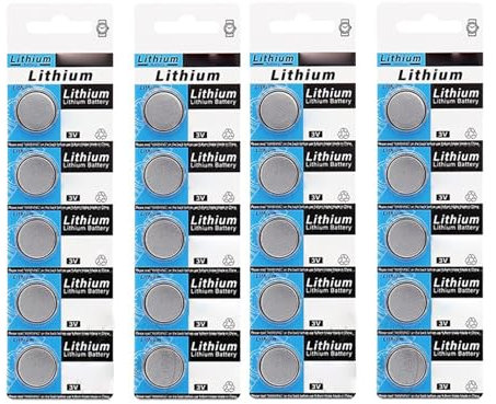 WWHJR Batterie bouton 150 mAh 3 V longue durée pour appareils de télécommande électronique 150 mAh au lithium manganèse bouton 3 V