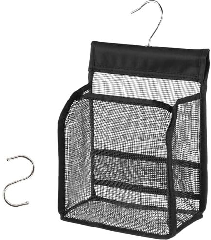 YouthLoxus Cesta para clavijas, bolsa para tendedero con percha, gancho fácil de colgar para almacenamiento de clavijas, 20 x 10 x 24 cm, ideal para cocina, baño y uso al aire libre, Green, Bonito