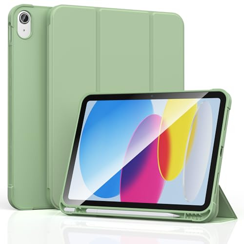 Protective Cover for iPad 11th Generation Case (2025 A16 11-inch)/iPad 10th Generation Case with Pencil Holder, Slim Stand Tri-Fold Magnet Automatic Sleep&Wake, Full-Body Protection Dust-proof