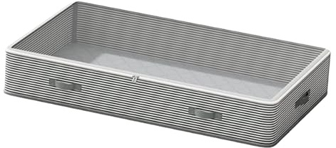 rockible Contenitore Portaoggetti Sottoletto, Basso Profilo, 55 Litri, Organizer per Armadio di Facile Accesso, Contenitore Portaoggetti Sottoletto per Carta D, 1 Pezzo