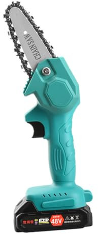 PartyKindom Motosega Batteria Mini Controllo Mano Per Giardinaggio e Lavorazione Batteria Lunga Durataincluded