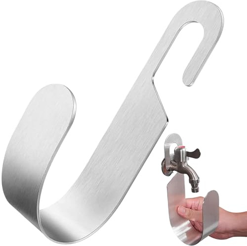 Support de Tuyau d'arrosage de Jardin en Acier Inoxydable Montage Mural - Support Mural Robuste pour Tuyau d'arrosage pour Le Stockage du Tuyau d'arrosage - Support de Tuyau Mural/Tuyau d'arrosage