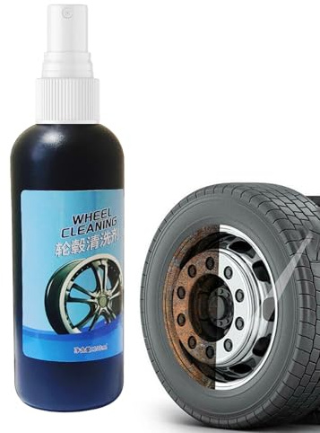 Felgenreiniger, 100ml Reifen- und Felgenreiniger, Reinigt, Entrostet, Schnelltrocknend Und Poliert Für Motorrad, Fahrrad, LKW Und Männer