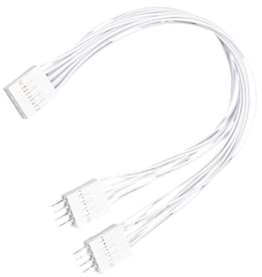 YUNGLOO Motherboard Extension Cable 9Pin 1 Female To 2 Male Switcher Splitter Cable Adapter For Motherboard PC Power Resetting PC Power Button Splitter