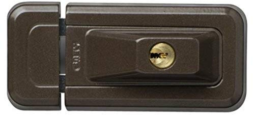 ABUS Fenster-Zusatzsicherung 3010 AL0125 - Sicherheitsschloss für Fenster und Türen, gleichschließend - ABUS-Sicherheitslevel 6 - 31760 - Braun