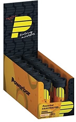 Powerbar - 5 Electrolytes - Mango Passionfruit - Brausetabletten mit 5 Elektrolyten - 10 Stück (12er Pack)