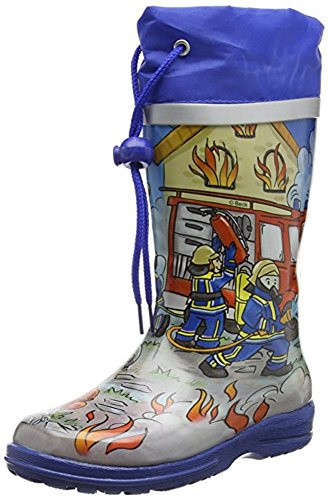 Beck Jungen Fire Gummistiefel, Mehrfarbig, 32 EU