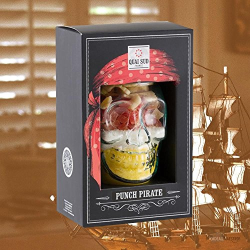 QUAI SUD Mélange Pour Punch Pirate | 110g | En Tasse Tête de Mort