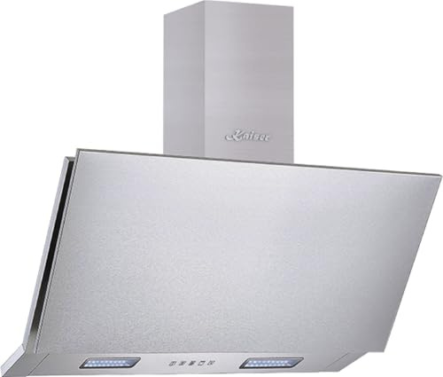 Kaiser Dunstabzugshaube 90cm AT 9455 Kopffrei Edelstahl Wandhaube 90 cm, Air Power 1250 m³/h, TouchControl, Randabsaugung, LED, Umluft/Abluft, Metall-Fettfilter, Aktivkohlefilter inkl