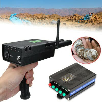 Handheld Metalldetektor Gold Silber Detector Dual Probe MetallsuchgeräT Antenne Metal FüR Kupfer 3D SuchgeräT Netzteil 1Km/20M 12V Gold/Silber/Kupfer/Durchm Detektiv Detektor Metallsuch Profi