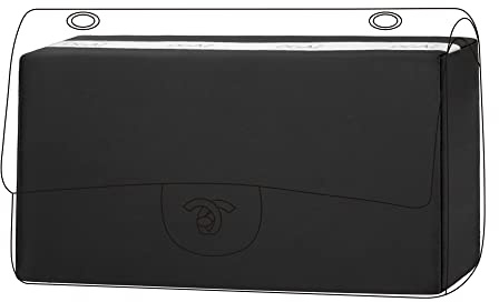 DGAZ Satin-Taschenkissen für Chanel Classic Flap Medium 25, Noir | Luxuriöser Satinbezug, Hochwertiger Memory-Schaum, Elegante Formstabilität