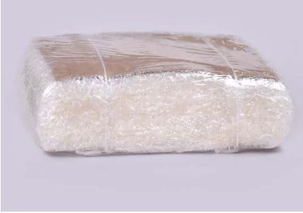 BCS LABELS - Pack 3 Balas Viruta de Celofán (Plástico Transparente) 1kg para relleno de paquetes, cestas regalos y decoración