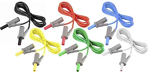 VOLTCRAFT MSB-501 Messleitungs-Set Lamellenstecker 4 mm Lamellenstecker 4 mm 5.00 m 12 St.