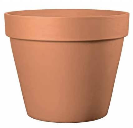 Pots en terre cuite (10 pièces) Made in Italy - Jardinière en cuit, diamètre 31 cm, hauteur 28 cm
