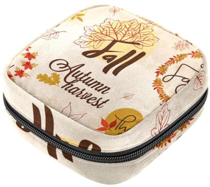 RODAILYCAY Damenbinden-Aufbewahrungsbeutel für Damen, große Kapazität, Menstruationspad-Tasche, Dankeschön, Menstruationsbeutel, Tampon-Sammelhalter, Geldbörse