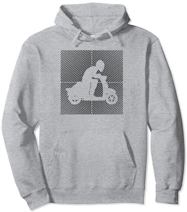 Rollerfahrer Mofa Moped Scooter-Fahrer Motorroller Pullover Hoodie