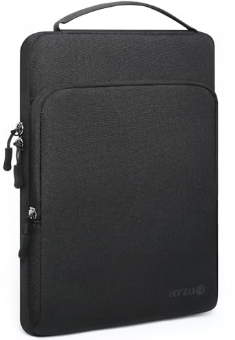HYZUO 15-16 Zoll Laptoptasche Hülle Tasche für MacBook Pro 16 M5 M4 M3 M2 M1 Pro/Max A3428 A3429 2026-2019, 15 Surface Book, 15 15,6 Dell HP Lenovo ThinkBook Asus Acer Samsung Huawei, Schwarz