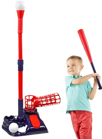Pitching Machine Baseballs - Multifunctional Automatic Youth Pitching Machine | Outside Pitcher Game for Beginner, Kids Backyard Training Sport Set