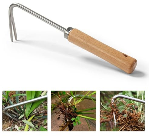 badaren Estirpatore Erbacce Manuale, Sarchiatrice Manuale, Sarchiatrice Manuale, Diserbatore Ad Arco per Scavare Il Giardino, Diserbare, Trapiantare, Attrezzo Manuale Terrazze, Prati, Cortili