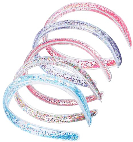 Bandeaux à Paillettes pour Femmes, 5 Pièces, PC Pvc, Style Mode