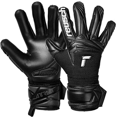 Reusch Gants de Gardien de But pour Enfants Adolescents | Adhérence fiable | Respirants | pour l'entraînement et Le Jeu | Gazon Naturel, Gazon Artificiel et Terrain Dur | Taille 4-8 | Attire Infinity