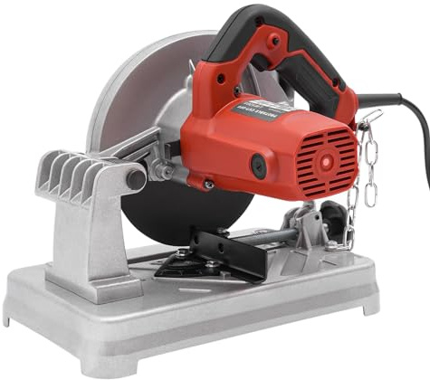 Sierra profesional de 1200 W, motor de cobre de 5200 rpm, hoja de 185 mm, corte angular 0-45°, para madera/metal/azulejos, placa base estable, profundidad de corte de 50 mm