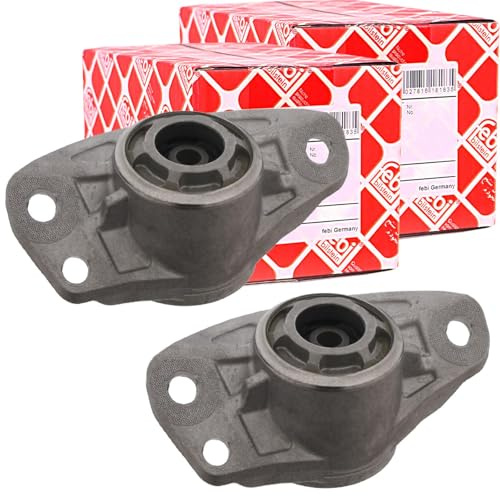 2x Febi Domlager Federbeinlager hinten | 32822 für A3 Golf 5+6 Jetta 4 Leon