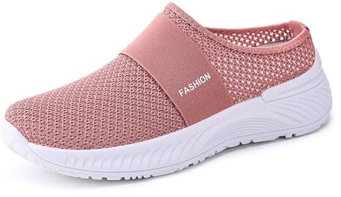 Generisch Zapatos Mujer Verano Zapatos Casuales Transpirables Pies No Congestionados Zapatos De Malla Un estribo Medias Zapatillas Suela Suave Zapatos Ortopédicos de Mujer
