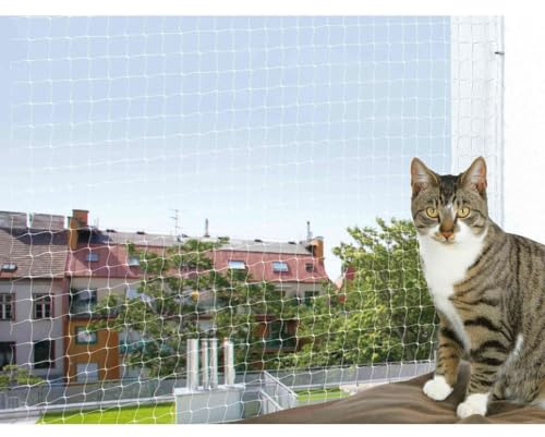 Trixie Filet de Protection Transparent pour Chat, 4 × 3 m