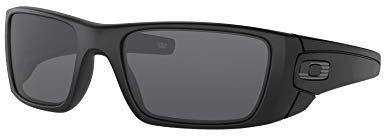 Oakley Man Sunglasses Matte Black Frame, Grey Lenses, 60MM