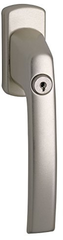MACO Fenstergriff Harmony, Sperrzylinder, Vierkantstift 7 x 35 mm, champagne eloxiert, 1 Stück,21328