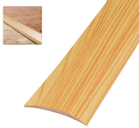 Amig - Tapajuntas para suelo - Adhesivo - Perfil de unión para suelos, parquet y tarima - Tira de transición - Color Pino - Medidas: 820 mm x 4mm x 0,5mm - Especial para suelos de madera