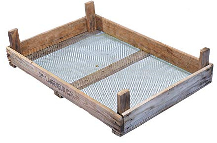 Die Stadtgärtner Rustikales (Vintage) Zwiebelsieb - Schön als Deko und ideal für DIY-Projekte