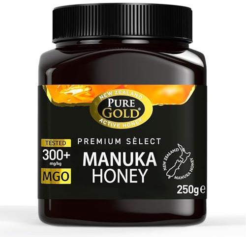 Pure Gold Miel selecta prémium de Manuka 300+ MGO 250G