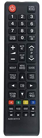 Ersatz-Samsung-Fernbedienung TV AA59-00741A für LED-LCD-Smart-TV. Ersetzt TV-Fernbedienung Samsung BN59-01175N BN59-01199F AA59-00786A AA59-00602A BN59-01247A AA59-00743A