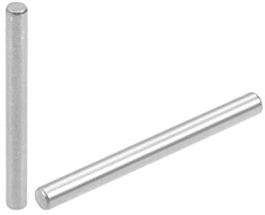 50 Stück 3 mm x 32 mm Dübel 304 Edelstahl Regal Halterung Pin Befestigung Elemente Silber Ton