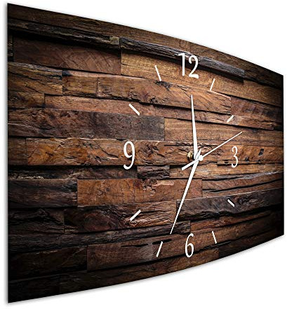 Bilder-Manufaktur BM Funk Quarz Wanduhr Funkwanduhr Funkwanduhren Funkuhr Funkuhren kein Ticken lautlos geräuschlos leise modern ohne Tickgeräusche groÃŸ XXL Wohnzimmer Küche 9647-1a WZ