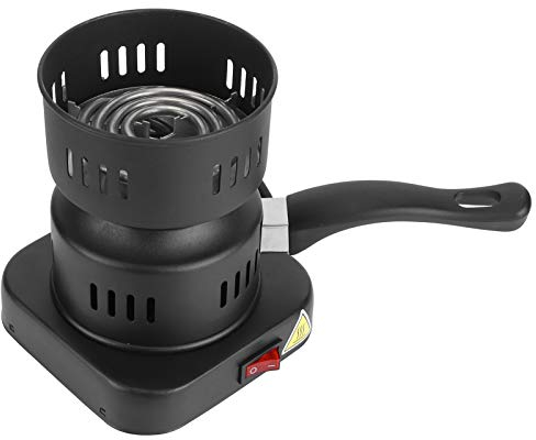 Quemador de carbón, estufa de carbón tubular de calentamiento rápido de 1000 W, mini calentador eléctrico de té y café, accesorio para barbacoa