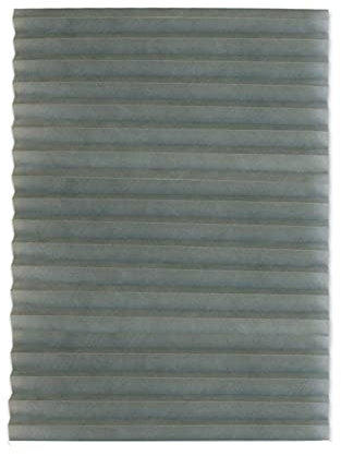 Temporary Blinds, Vertical Pleated Blinds No Drilling Self Adhesive Blinds Easy to Install Fits Blinds Window Roller for Bathroom Kitchen Living Room Office Window (Grey, 90 * 180cm)