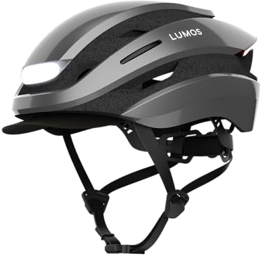 Lumos Ultra Smart-Helm | Fahrradhelm | Vorder- und Rücklicht (LED) | Blinker | Bremslichter | Bluetooth-Verbindung | Erwachsene: Herren, Damen