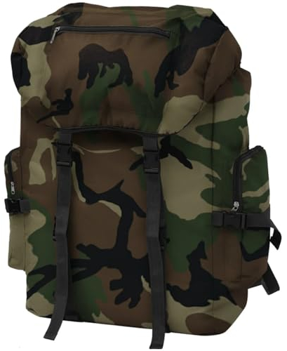 ZEYUAN Armeerucksack 65 L, Rucksack Militär, Notfallrucksack, Daypack, Wanderrucksack, Built for Athletes Rucksack,Camouflage