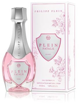Philipp Plein – Eau de Parfum Plein Fatale Rosé 30 ml – Damenparfüm – holzig-floraler Duft – florale Holznoten – rosaroter Flakon in Form einer Champagnerflasche