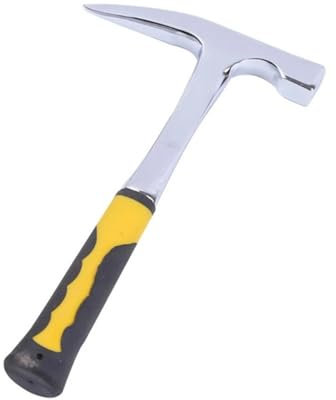 Aqxyxsw Spitzhammer for geologische Erkundung, Spitzhammer for Mineralien, Gesteinshammer, Handwerkzeug for Flache Steine fangzi (Color : A)