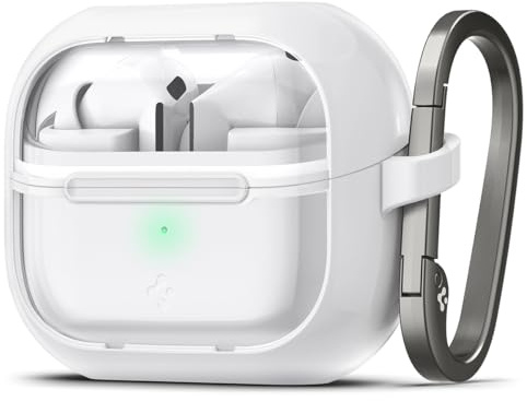 Spigen Ultra Hybrid Housse Compatible avec Samsung Galaxy Buds 3 Pro/Galaxy Buds 3 - Blanc