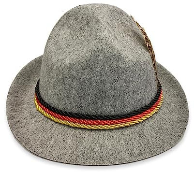 TERNCOEW Vintage-Hut für Damen und Herren, Filzhut, Oktoberfest-Hut, Partydekoration, Western-Top, Motorhaube, Herren, Karnevalshut