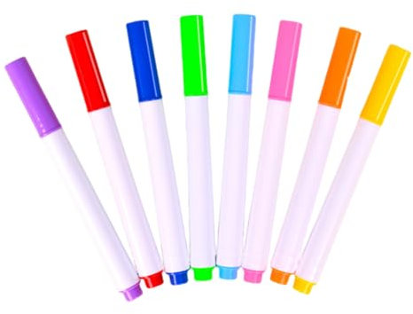 Fiauli Bunte Kreidestifte 8/12 PCs Wasserlösliche Marker Set für LED -Boards Art Crafts Dekorationsprojekt 8pcs