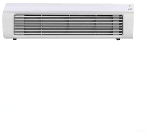 Eawfgtuw Climatiseur mural portable avec télécommande, chargement sans fil, ventilateur de refroidissement compact pour cuisine, chambre, bureau, maison, 33 x 7,6 x 7,6 cm (modèle blanc enfichable +